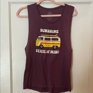 Vintage Vibes Tank Top - Plum